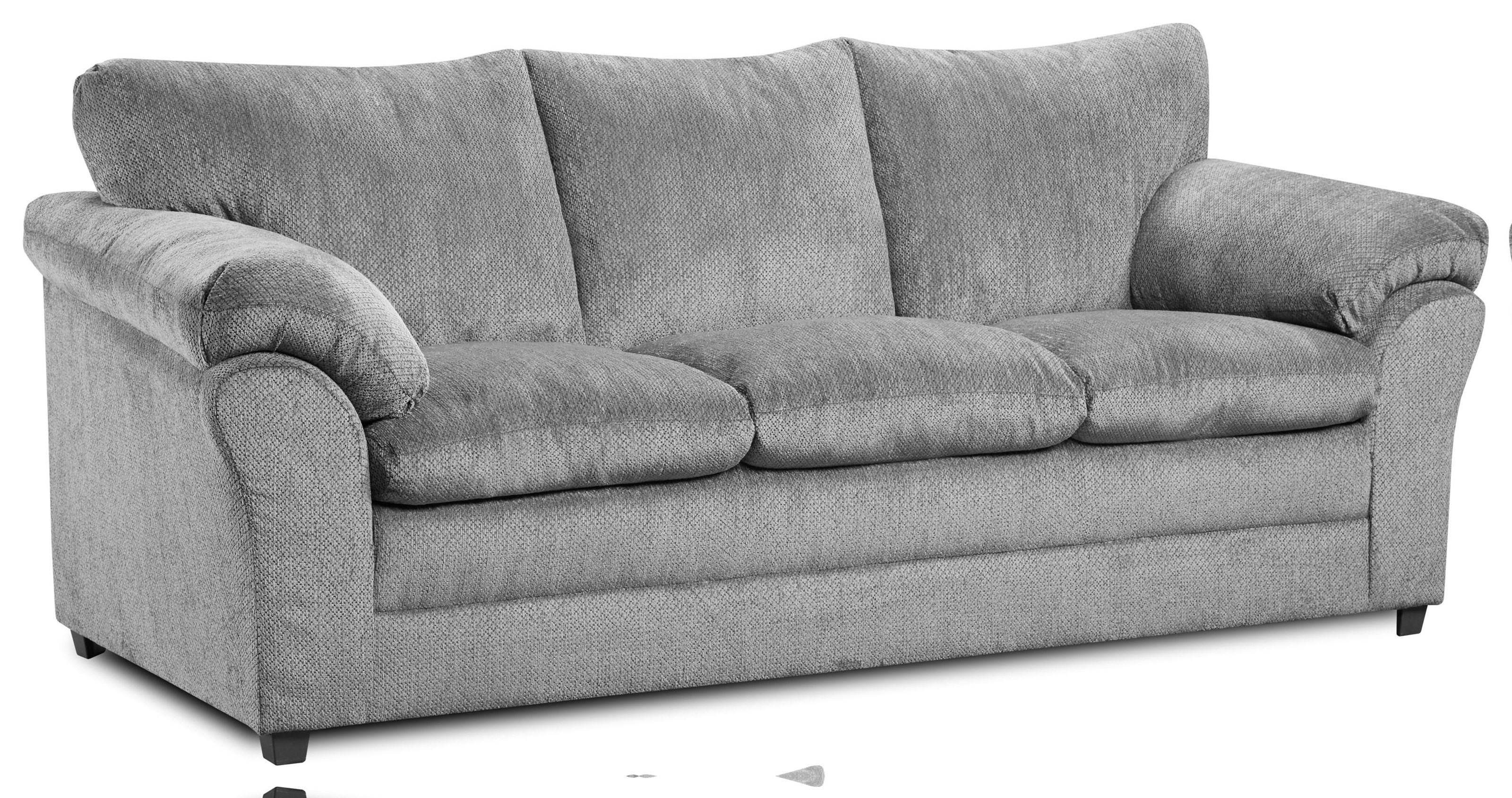 Grey three sales seater sofa